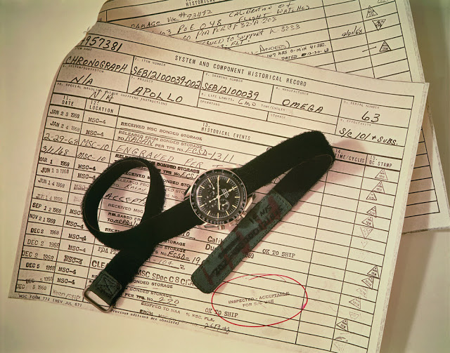 thumb NASA's inspection document for a Speedmaster with Calibre 321 to be used for the Apollo mission